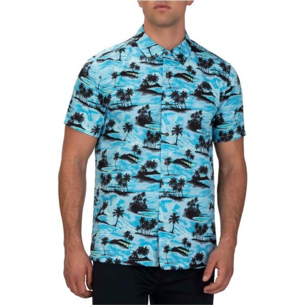 New Hurley Cotton Waikiki Shirt Size Medium